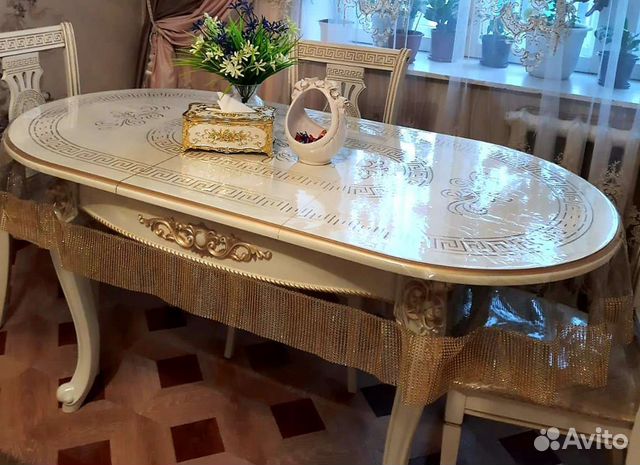 Скатерть прозрачная силиконовая гибкое стекло