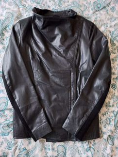 Кожаная куртка женская 46 размер