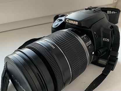 Зеркальный фотоаппарат canon 400d + 2 объектива