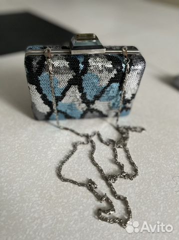 Сумочка-клатч с пайетками marina galanti