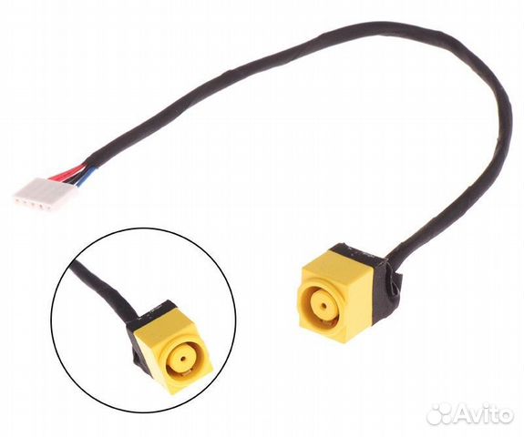 Разъем питания Lenovo B590 с кабелем, новый