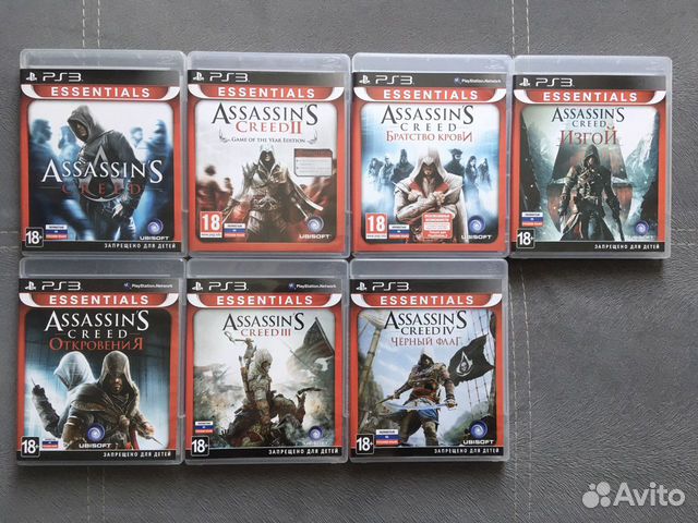 Полный сборник игр Assassin’s Creed для PS3