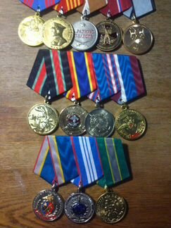 Орденские планки и колодки, на китель