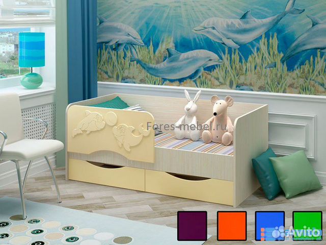 Детская кровать Дельфин 2