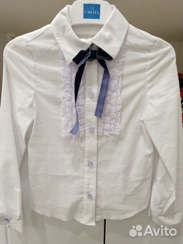 Блузка школьная для девочки новая