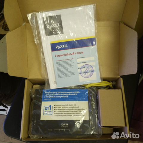 Adsl модем Zyxel P660HT2EE