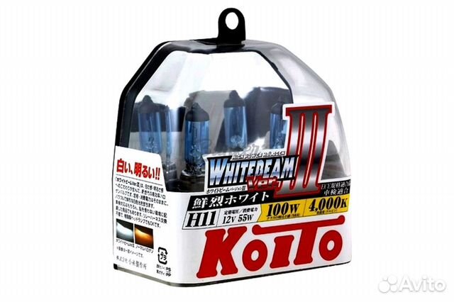 Галогеновые лампы H11 Whitebeam Koito