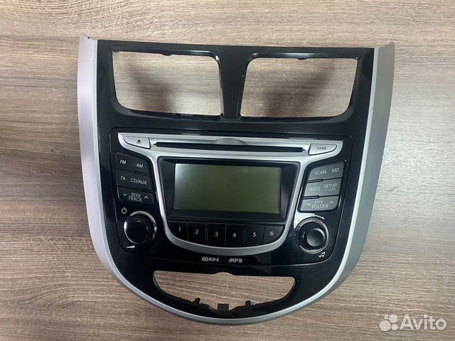 Hyundai solaris магнитола штатная