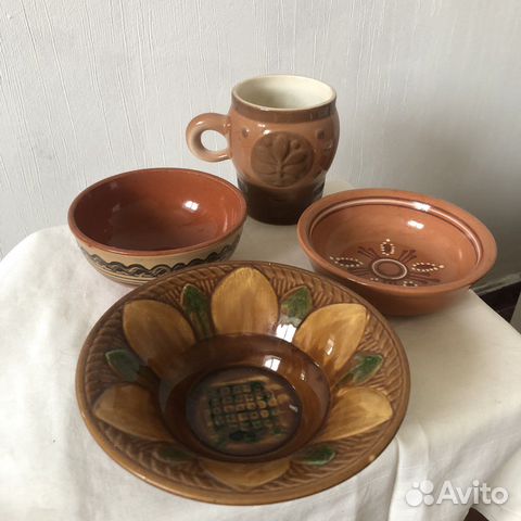 Украинская глиняная посуда