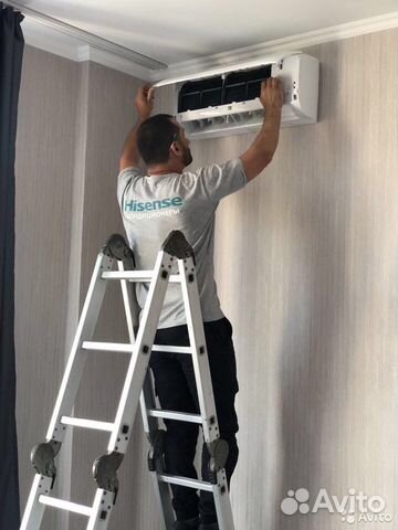 Установка и закладка трассы кондиционеров