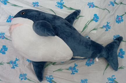 Мягкая игрушка большая акула 110 см