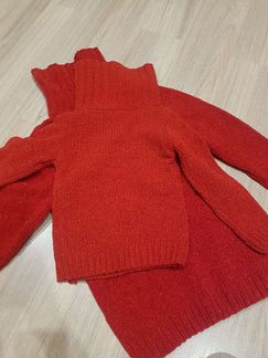 Family look, два красных свитера