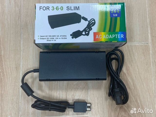 Блок питания xbox 360 slim