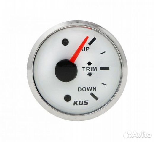 Трим-указатель Suzuki, белый циферблат, нержавеющи