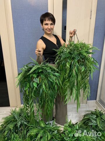 Искусственная зелень для кафе подвесные сады