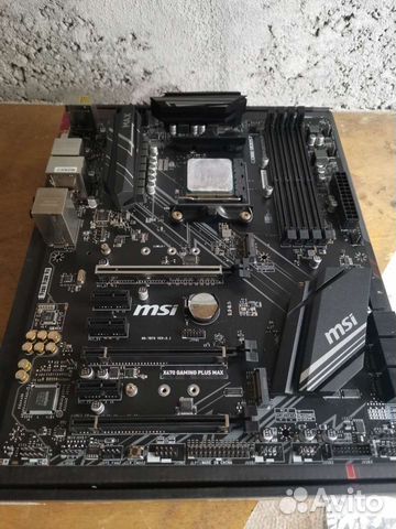 Материнская плата MSI X470 gaming plus max