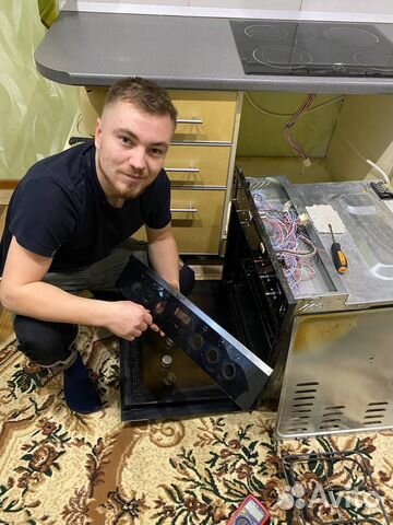 Ремонт индукционных плит, духовых шкафов и свч