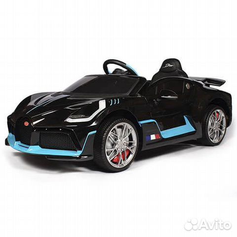 Электромобиль RT Bugatti divo HL338 лиц. черный