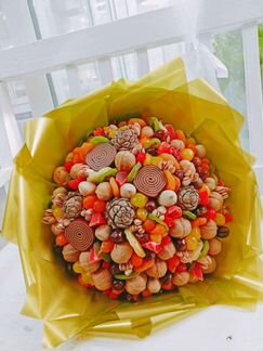 Букеты из сухофруктов и орех