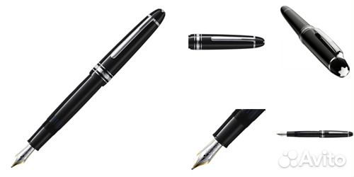 Ручка перьевая Montblanc Meisterstuck Platinum Lin