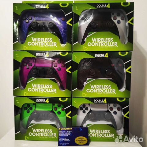 Геймпады PS4 в корпусе под PS5. Новые. Гарантия