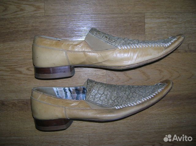 Туфли кожа крокодила италия Bagatto размер 45
