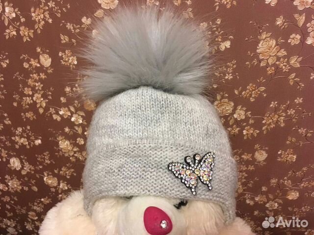 Зимняя шапочка, объем 40 см