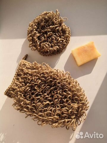 Мочалка/губка из джута
