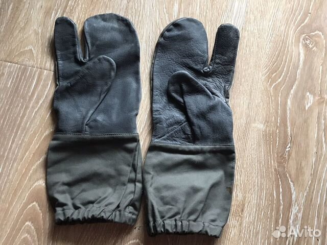 Перчатки тканевые и кожа