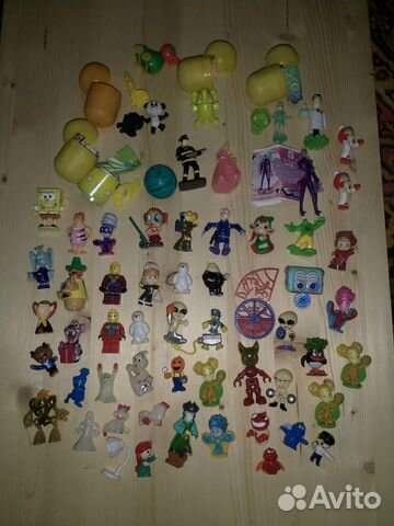 Киндер сюрприз игрушки пакетом