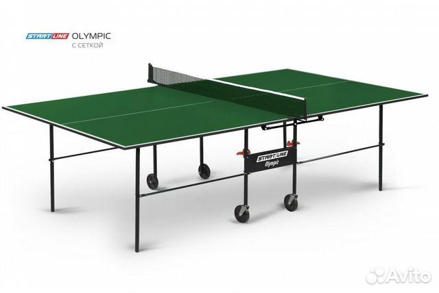 Теннисный стол Olympic Green с сеткой