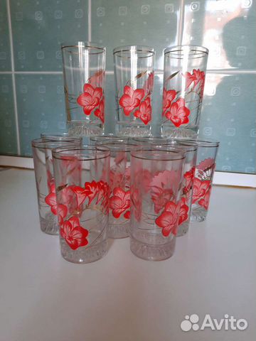 Кувшин и 12 стаканов СССР