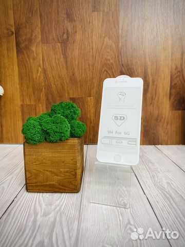 Стекло защитное iPhone 6 6s 3d White