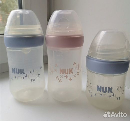 Соски для бутылочки nuk nature sense