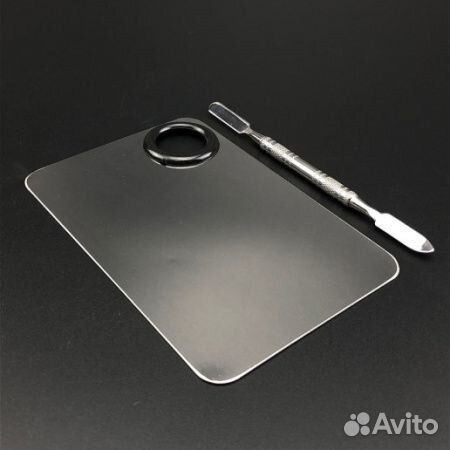 Планшет для смешивания гелей с лопаткой для смеш