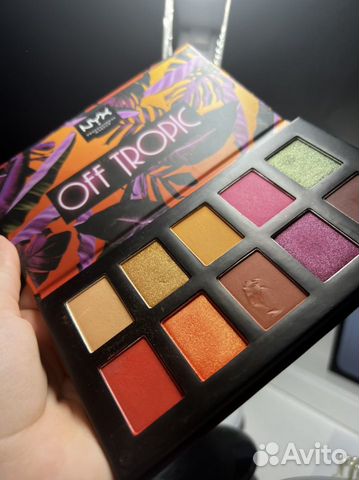 Палетка теней nyx tropic