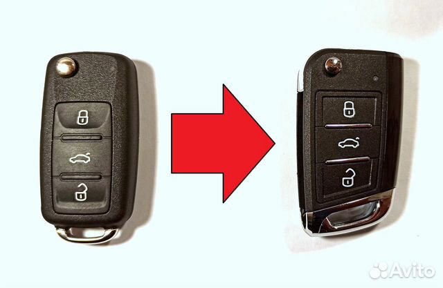 Ключ зажигания Шкода Йети / Skoda Yeti. Выкидной