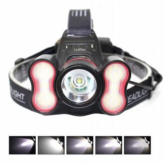 Фонарь налобный FL-4235 1Т6 + 2LED