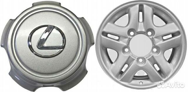 Заглушки литых дисков колпачки Lexus 135мм
