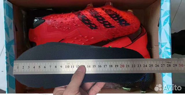 Футбольные бутсы Adidas Predator FG Red