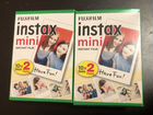 Четыре картриджа Instax Mini, сорок снимков объявление продам