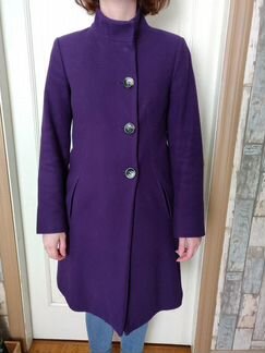 Пальто осеннее фиолет United colors of benetton