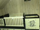 Детская кроватка с маятником и комод Фея Зайчонок