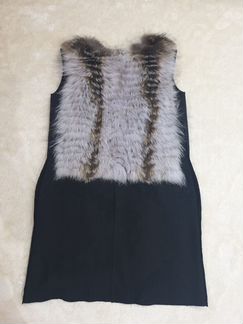 Жилет с мехом лисы