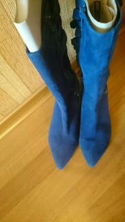 Сапоги замша весна/осень faithful