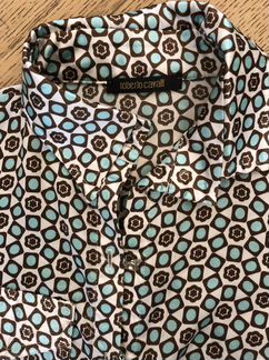 Рубашка атласная Roberto cavalli, размер S