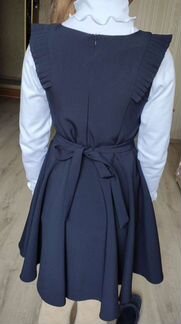 Сарафан (платье) школьный, рост 134