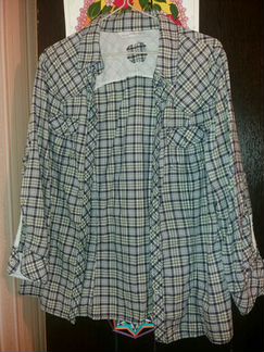 Рубашка женская zara, разм. XL