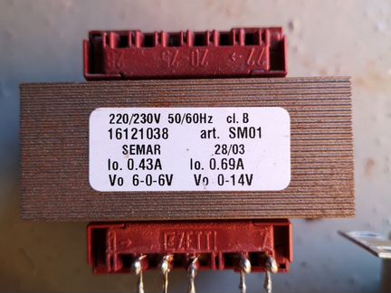 Трансформатор напряжения 220 V 22V 12V 6V 200 W и