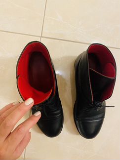 Ботинки Vanlim чёрные кожаные